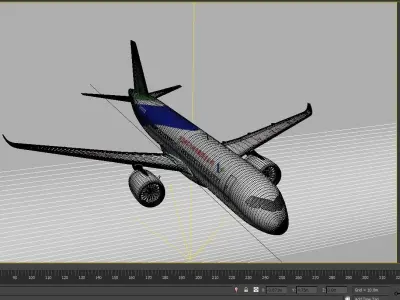 China C919 Aircraft 3D model