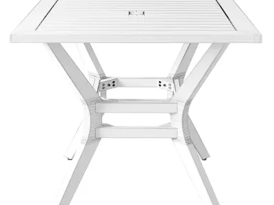 OVE Quinn Dining 5PC Table 3D model