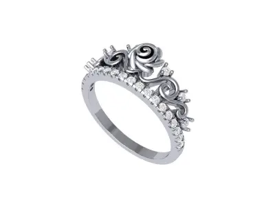 Antique Wedding Band 3D print model