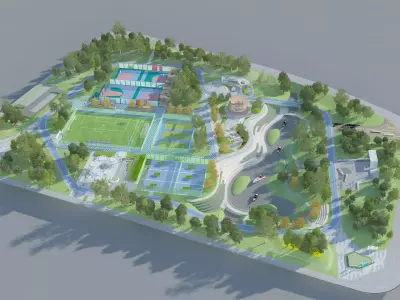 City Park Design 3D model