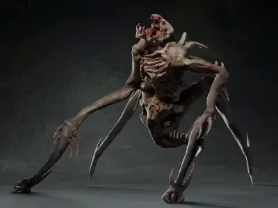 Spider alien 3D model