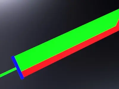 Buster Sword Free low-poly 3D model
