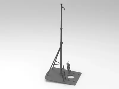 jack staff Free 3D print model