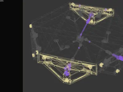 Latch mechanism 3D model