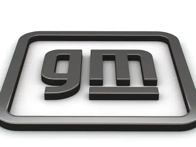 gm logo 3D model by Sergey