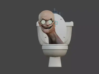 scientisttoilet 3D model