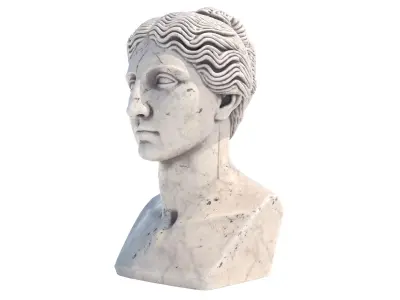 venus bust 2 Low-poly 3D model