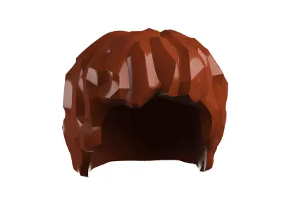 Custom3Dprint Minifigure Accessory - Minifigure Hair S2 - 022 3D print model