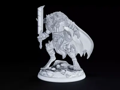 tanarukk warrior v3 3D print model