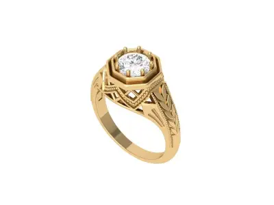 Wedding Ring  3D print model 460