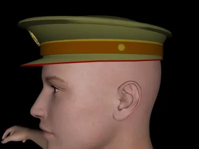 MILITARY CAP 3D model