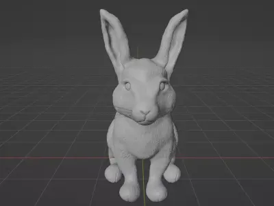 Rabbit 3D model buy