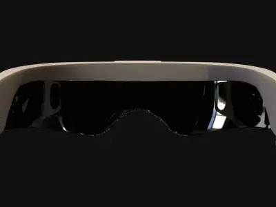  VR Glass Low-poly 3D model