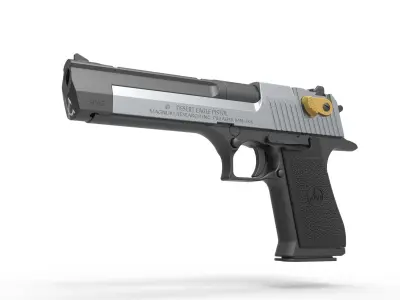 Desert Eagle of Ivan Checkov from Boondock Saints 1999 3D model