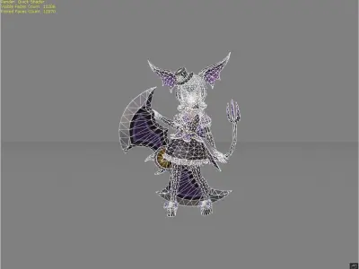 Nana Graveyard Party Low-poly 3D model
