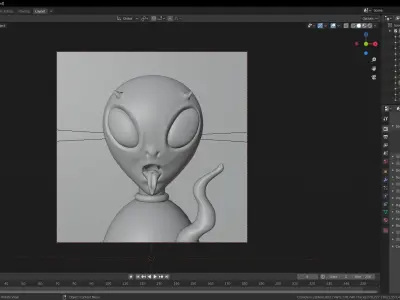 Terry The Alien 3D model