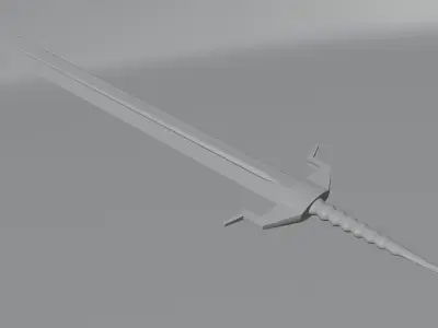 Sword gold Free 3D model purchase