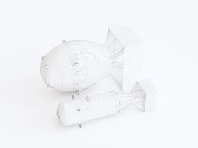 Atomic bombs 3D model