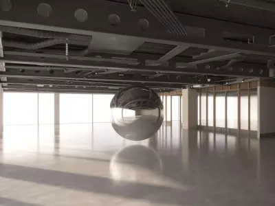 Industrial Office space  3ds Max  Corona 9 3D model purchase