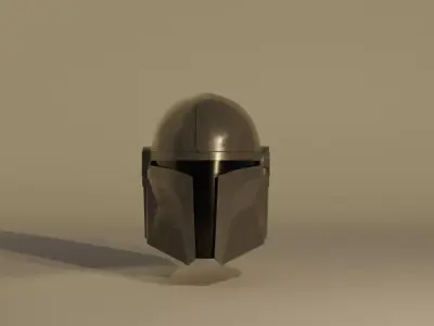 Mandalorian Helmet Free 3D model