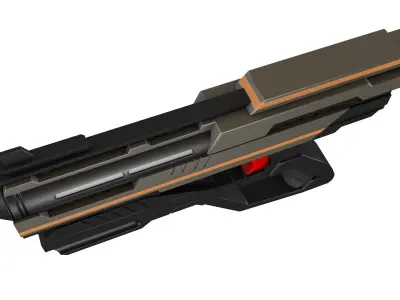 Sci Fi Gun 3D model purchase