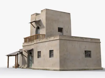 Arab xx10 Low-poly 3D model