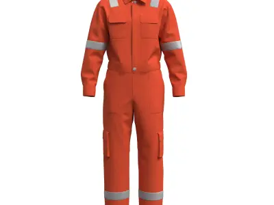 workwear - anti fire clothing  3D model