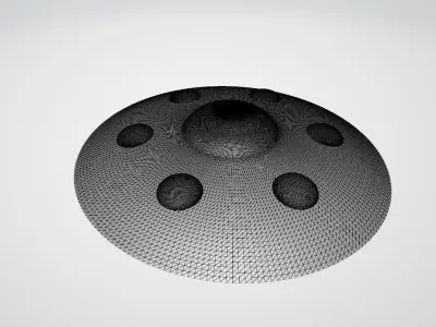 The Ottoman Army Shield Low-poly 3D model