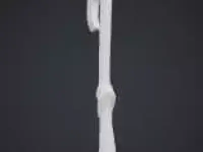 Survival Axe Low Poly Game Asset Low-poly 3D model