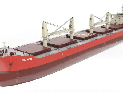 Bulk Ship 3D model purchase