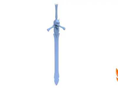 Sword from devil may cry 3D model