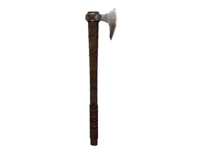 Ax Medieval Low-poly 3D model shop