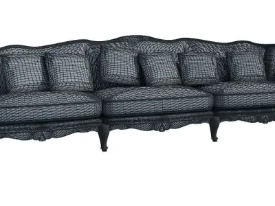 Antique Sofa 3D model