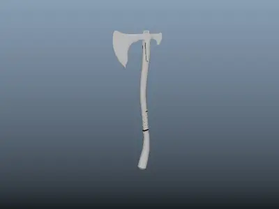 Stylized Axe 3D model 3D model