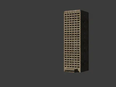 Murr Tower Beirut Free low-poly 3D model
