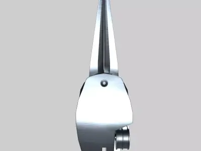 Potts tips Scissors Low-poly 3D model