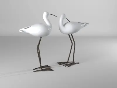  Angelena Seabirds Figurine Animal 3D model