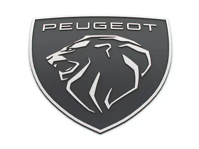 Peugeot logo 3D model purchase