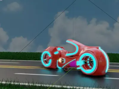 Electric Bike 3D model buy