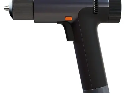  Xiaomi Cordless Drill Low-poly 3D model