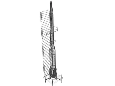 Rocket Missile - EKR 3D model