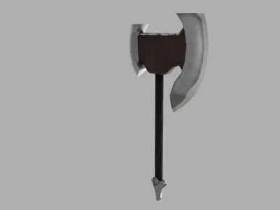 axe low poly Low-poly 3D model get