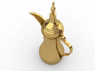 Arabirc Coffee Pot - Dallah 3D model