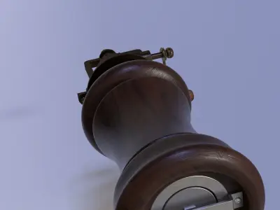 Antique Pepper Mill 3D model