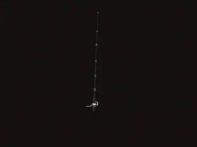 Fishing Rod V08 Low-poly 3D model