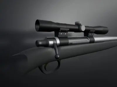 Sniper Rifle 3D model order