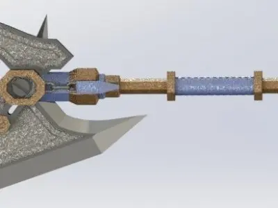 Battle Axe  3D model purchase
