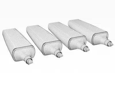 Colored marker 01 3D model