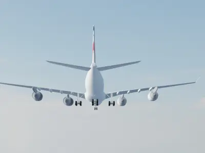 Airbus A340-600 Air France 3D model