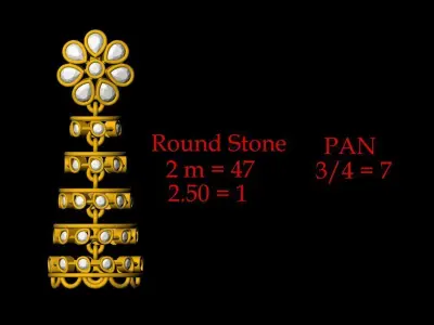 Jhumka Earring - 006 3D print model